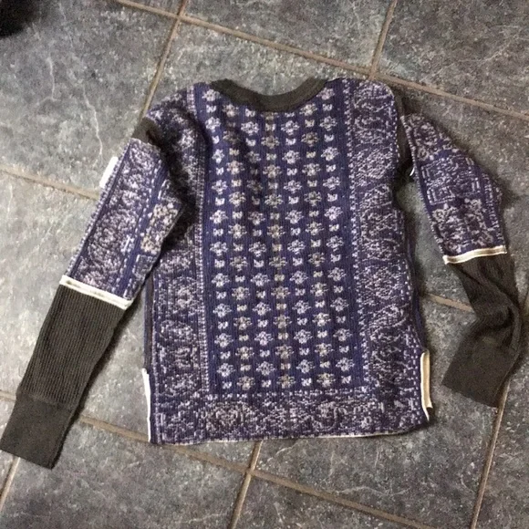 SALE NWT We the Free Stevie Layering Top  XS Blue - Picture 5 of 10